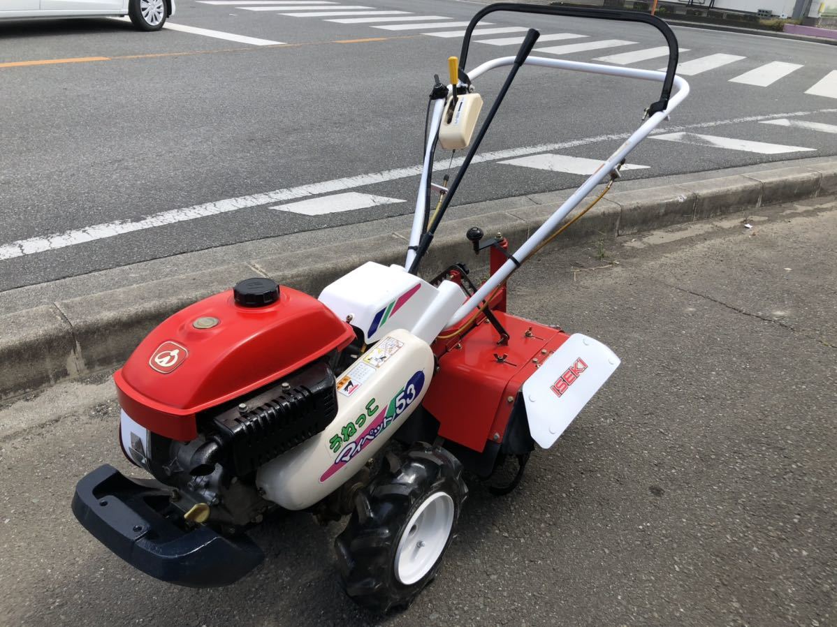 イセキ うねっこ マイペット53 耕運機 耕うん機 管理機 Yahoo!オークション ISEKI - 可動品 現状渡し KCR53 マイペット 畝立て | 動画有る