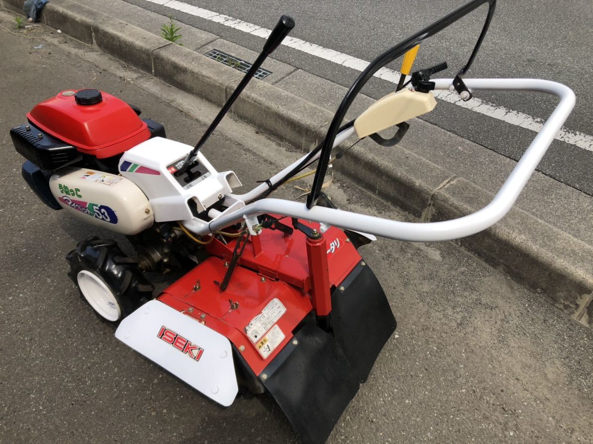 イセキ うねっこ マイペット53 耕運機 耕うん機 管理機 Yahoo!オークション ISEKI - 可動品 現状渡し KCR53 マイペット 畝立て | 動画有る