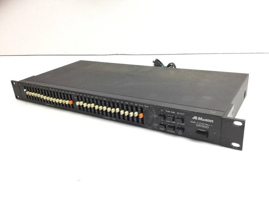 MAXON DUAL 2/3 OCTAVE EQ GE1500 グライコ 布袋 MAXON DUAL 2/3