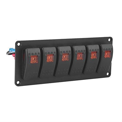 低価，格安 12-24V 6連防水 スイッチパネル 防水 LEDライト スイッチパネル 車 ボート ヨットマリン 船舶用品 オレンジ(その他)｜売買されたオークション情報、yahooの商品情報をアーカイブ公開 - オークフ その他