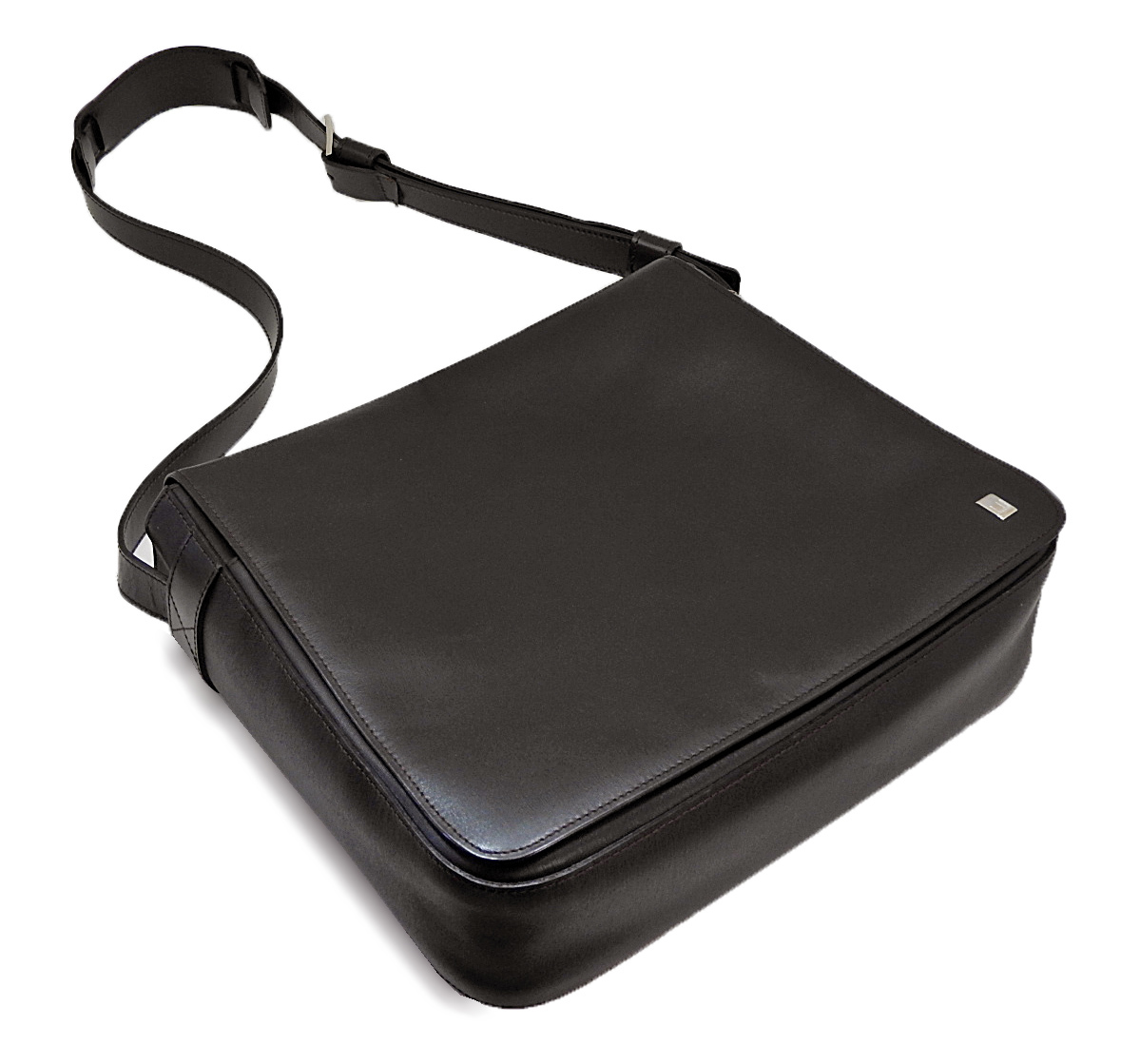 極美品】dunhill ダンヒル レザーメッセンジャー ショルダーバッグ