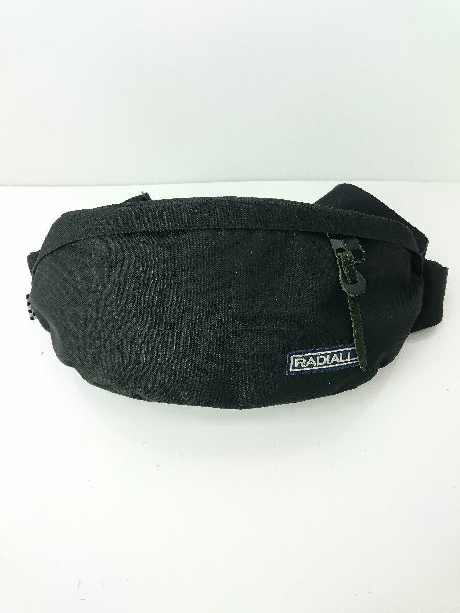 RADIALL◇ウエストバッグ/キャンバス/BLK radiall ウエストバッグ