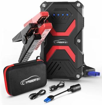 SALE，人気セール YABER ジャンプスターター 12V車用 13800mAh 1200Aピーク電流 6Lガソリン車/5Lディーゼル車に対応 スマホなどへ急速充電(充電器)｜売買されたオークション情報、yahooの商品情報をアーカイブ公開 - 充電器