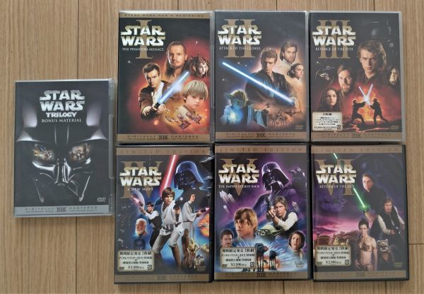 DVD] スターウォーズ エピソード1，2，3，4，5，6 +特典ディスク付き
