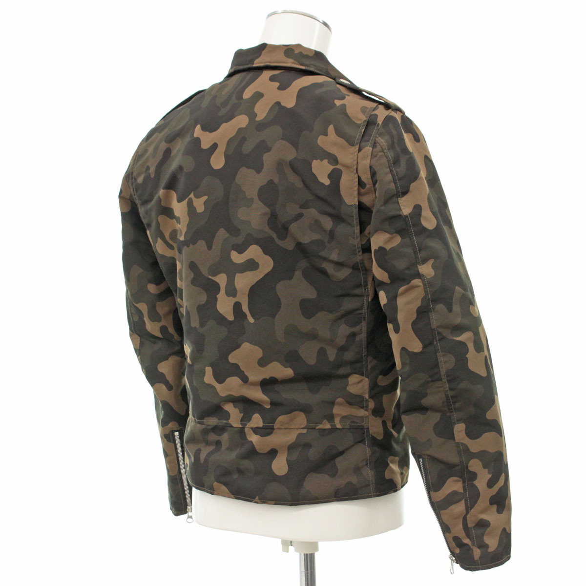 良好◇schott ショット カモフラージュ柄 中綿入りライダース 