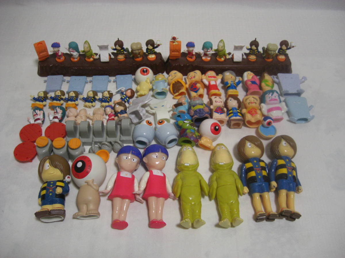 ★ BANDAI_ゲゲゲの鬼太郎_ゲゲゲファミリー_ソフビ人形_指人形セット ★_1