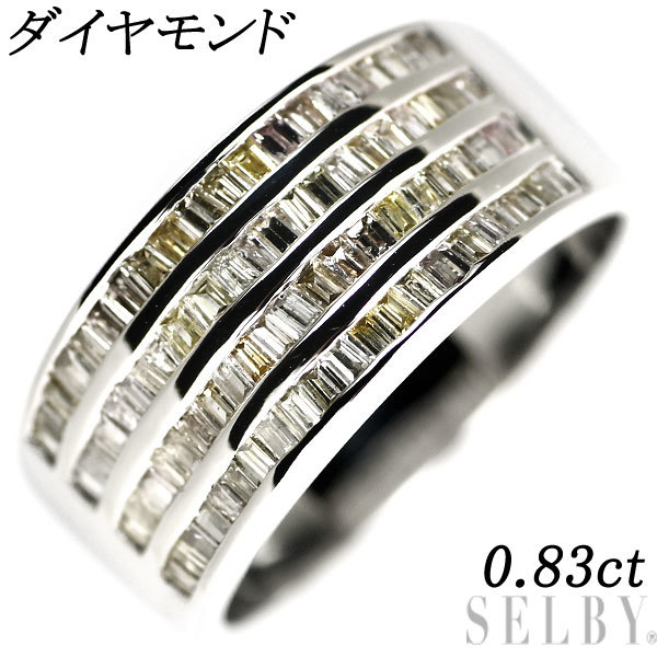 Pt900 天然ダイヤモンド リング 0.901ct MI--KIさまご確認用 