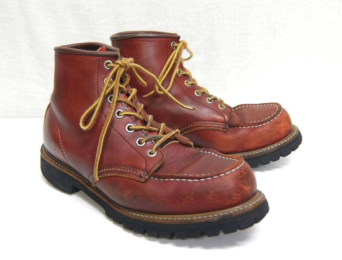 人気SALE 97年 半円犬タグ REDWING 8175 赤茶 ビブラムソール 7E 25cm レッドウイング 1990年代 90's(7インチ)｜売買されたオークション情報、yahooの商品情報をアーカイブ公開 - オークファン 7インチ