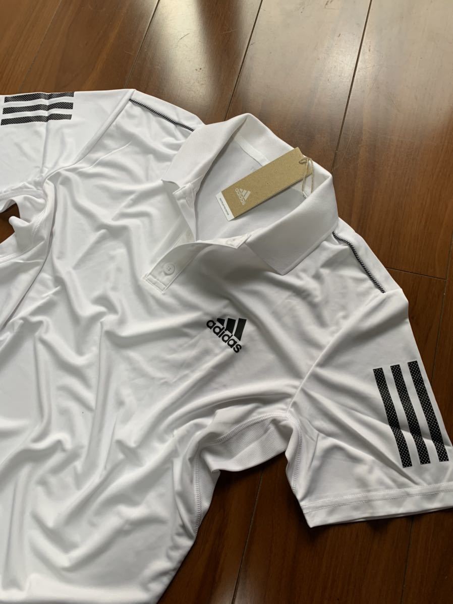 最新作，大得価 袖先Ⅲライン 送料198円 adidas/アディダス半袖シャツ XO WHT(アディダス)｜売買されたオークション情報、yahooの商品情報をアーカイブ公開 - オークファン シャツ