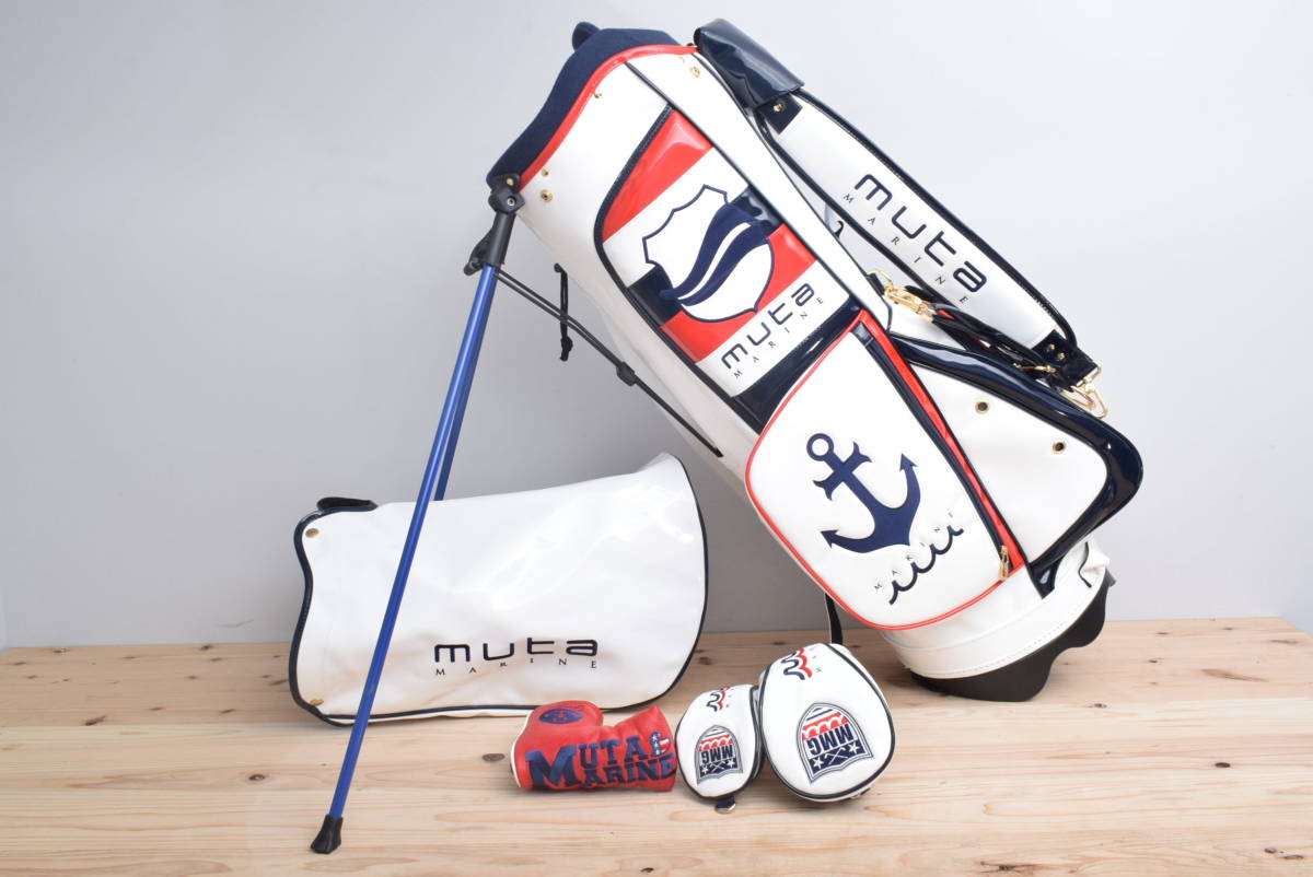 程度良好 完売品】muta MARINE GOLF トリコカラー スタンド キャディ 