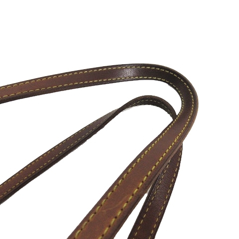 ルイヴィトン LOUIS VUITTON モノグラム パピヨン 30 筒型 ハンドバッグ ポーチ付き ブラウン 茶 M51385/☆K47