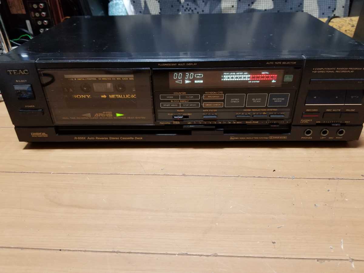 ティアック / TEAC dbx搭載オートリバースステレオカセットデッキ R-606X】