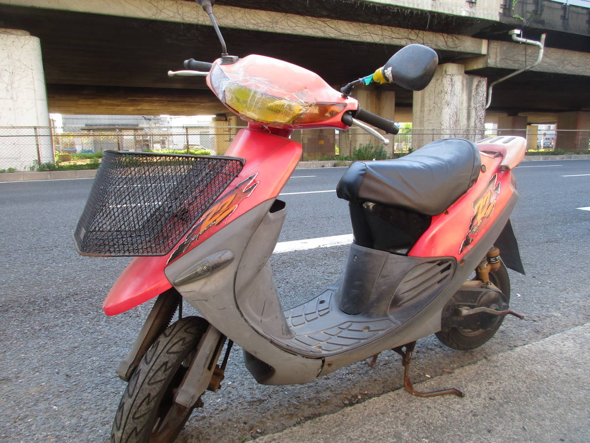 大阪YT951☆スズキ セピアZZ sepia CA1HC 赤 50cc 463km 実動 直接歓迎 発
