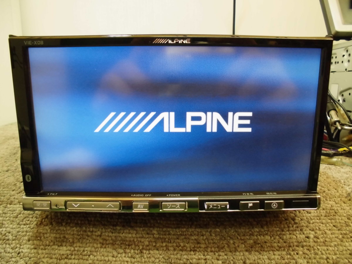 アルパイン ALPINE HDDナビ VIE-X08 7型 DVD再生 CD録音 地デジ対応4