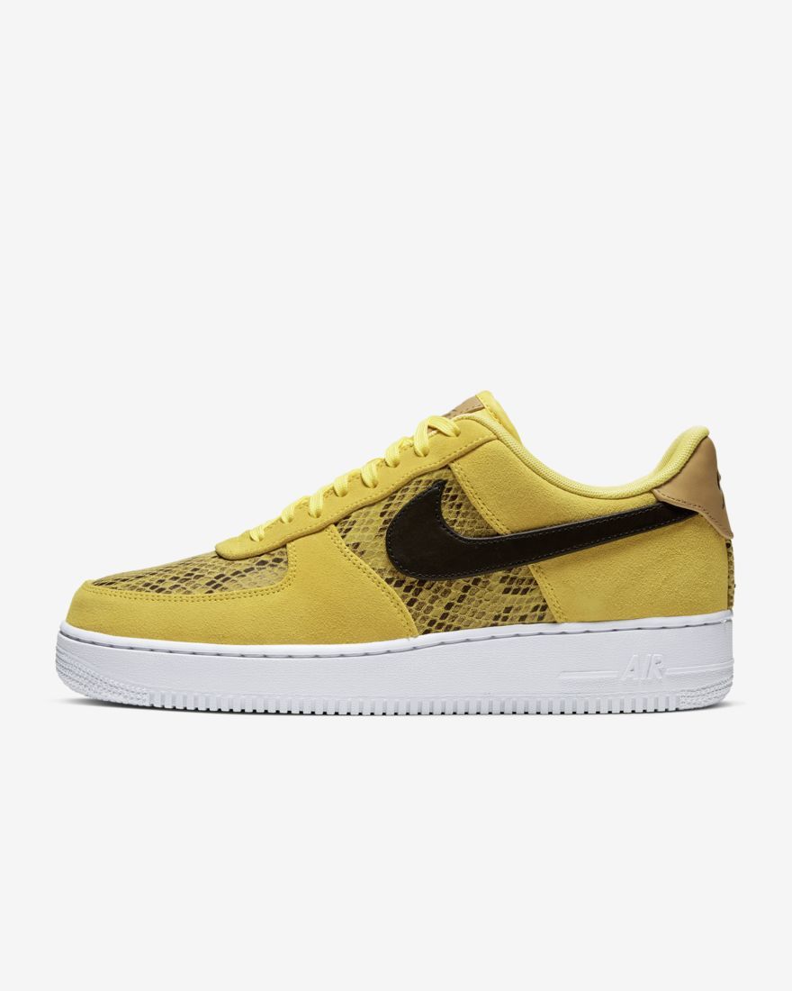 NIKE AIR FORCE 1 07 PRM BQ4424 700 10 28cm ナイキ エア フォース ワン イエロー スニーカー シューズ ジョーダン マックス ダンク 新品