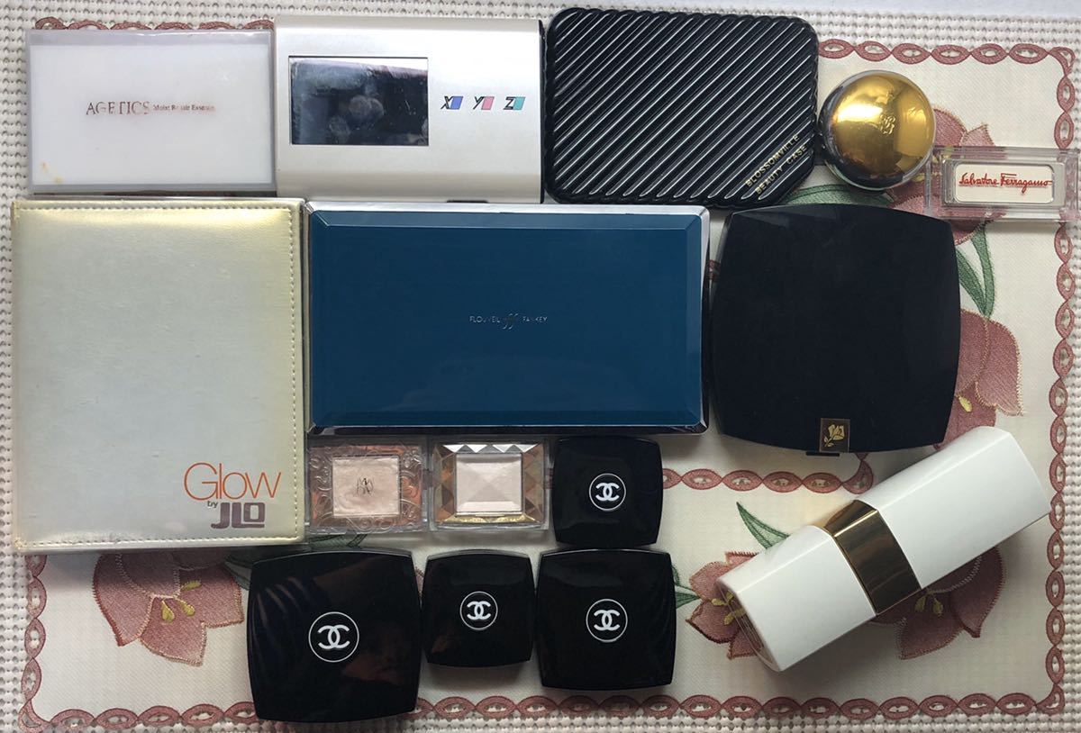 化粧品 まとめて 13点 CHANEL シャネル フェラガモ LANCOME KOSE