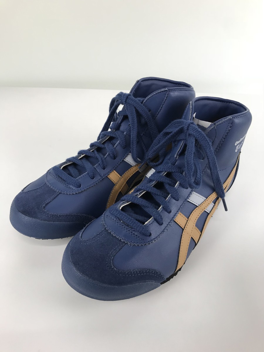 大人気，HOT Onitsuka Tiger ハイカットスニーカー/27cm/BLU/レザー/メキシコミッドランナー/THL328/(27.0cm)｜売買されたオークション情報、yahooの商品情報をアーカイブ公開 - オークファン 27.0cm