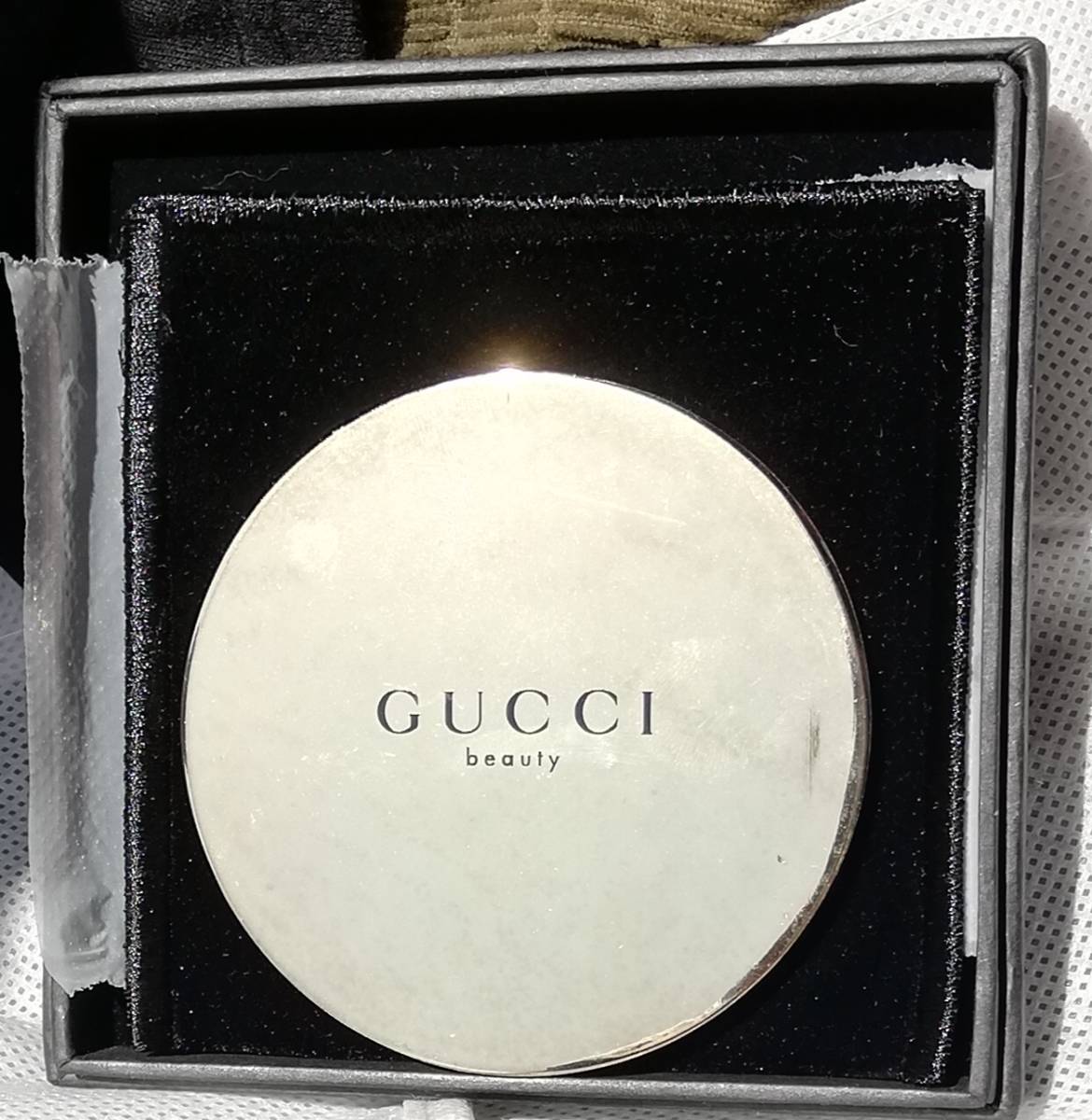 希少 非売品 店頭用 GUCCI スタンドミラー 高さ30cm チャコール 