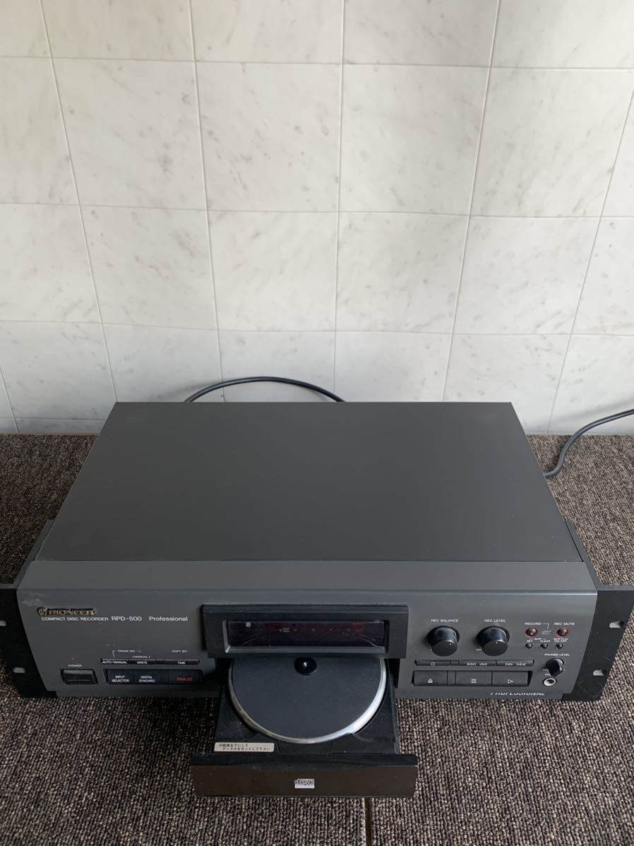 【極美品】PIONEER　パイオニア　 RPD-500 CDレコーダー PIONEER RPD-500 CDレコーダー RPD-500 CDレコーダー パイオニア 極美
