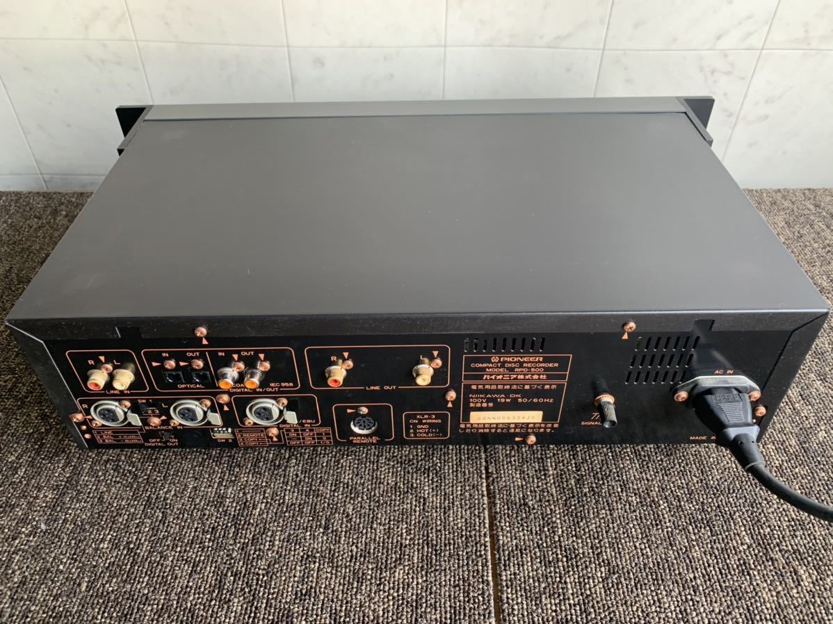 PIONEER RPD-500 CDレコーダー RPD-500 CDレコーダー パイオニア 極美