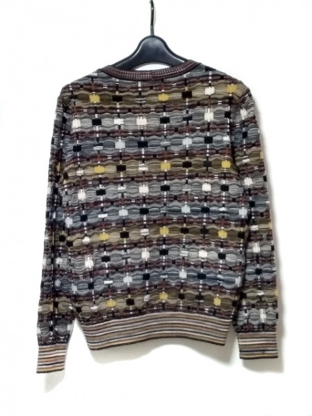 ミッソーニ MISSONI 長袖セーター サイズ46 L 黒×ダークブラウン×マルチ レディース トップス MISSONI ミッソーニ | 中古・古着通販MISSONI 長袖カットソー 通販