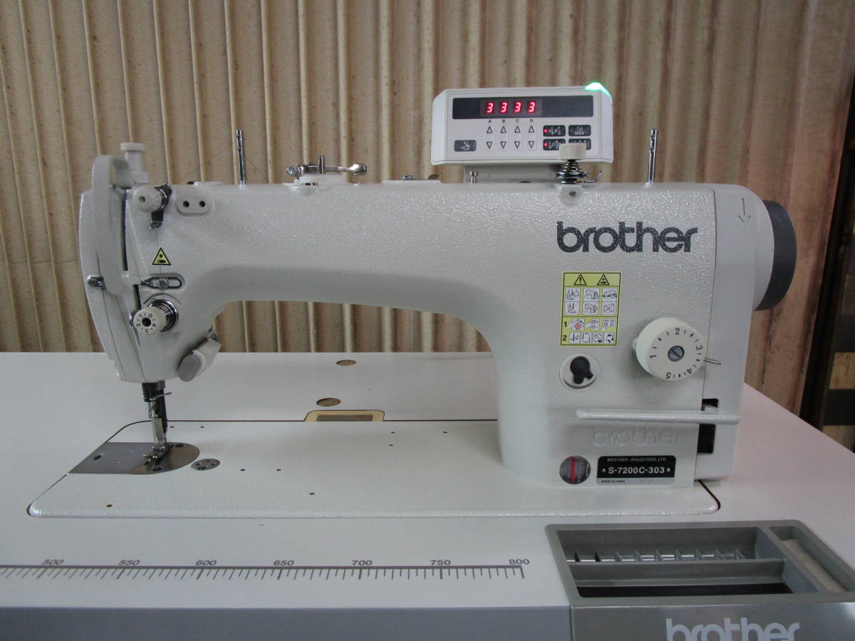 □工業用ミシン ダイレクトドライヴ自動糸切り本縫い BROTHER 