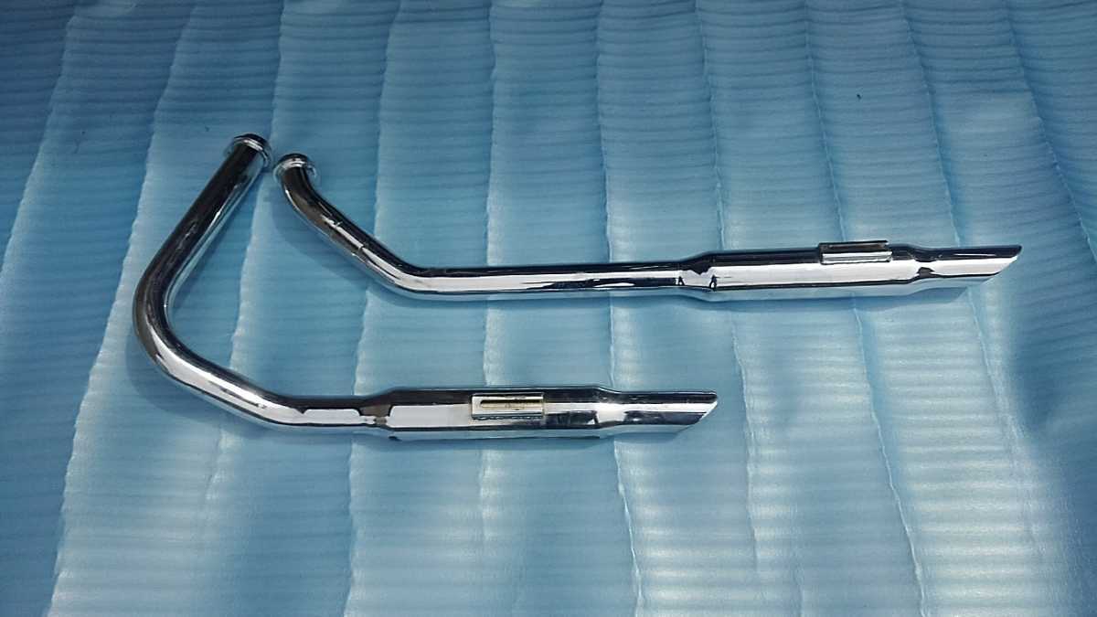 ショベルに付けてたパウコショットガンスラッシュマフラーセット