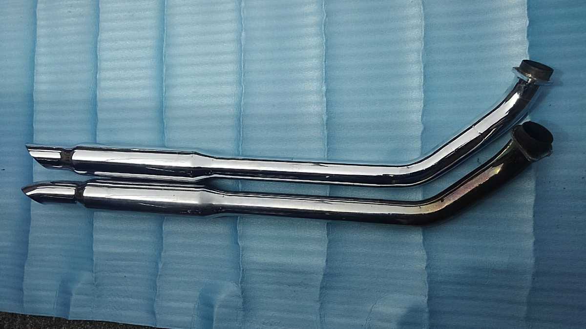 ショベルに付けてたパウコショットガンスラッシュマフラーセット 