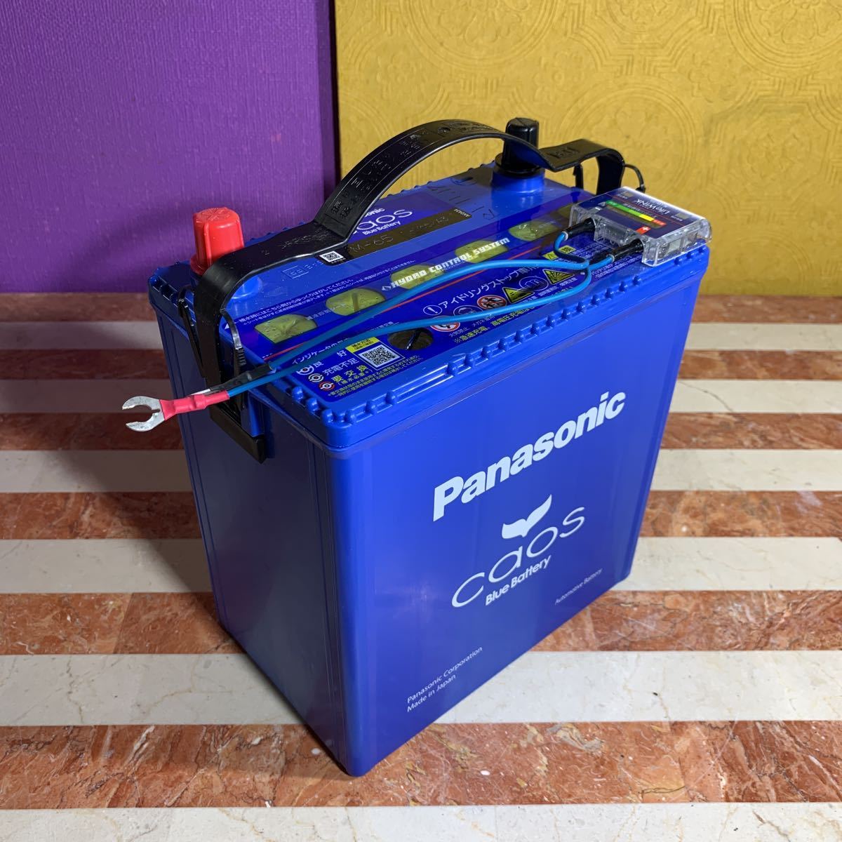 Panasonic CAOS パナソニックカオス アイドリングストップ車用 N-M65/A3 ② No.0603 ☆不要カーバッテリー回収無料☆