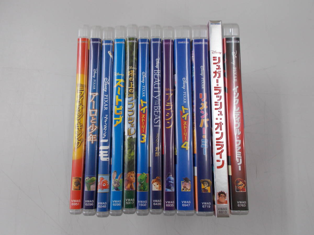 ディズニー DVD Blu-ray 12本セット ☆Disney作品12本セット☆Blu-ray×12+DVD×12☆