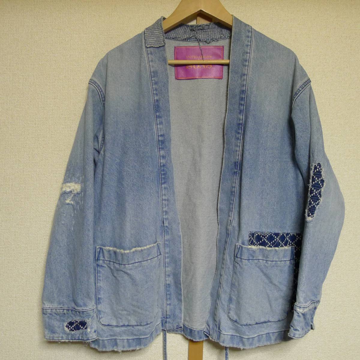 UNITED ARROWS & SONS DAMAGE SASHIKO TOMMY デニム ジャケット トミー 