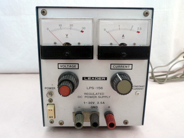 激安大特価，定番人気 LEADER／リーダー電子 直流安定化電源 LPS-156 30V 2.5A 動作確認(アマチュア無線)｜売買されたオークション情報、yahooの商品情報をアーカイブ公開 - オークファン その他