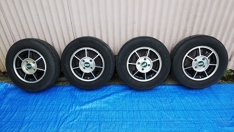 全国無料，送料無料 ハヤシレーシング 12インチ 特注品 キャリー 軽トラ 旧車 超(ラジアルタイヤ)｜売買されたオークション情報、yahooの商品情報をアーカイブ公開 - オークファン 4穴