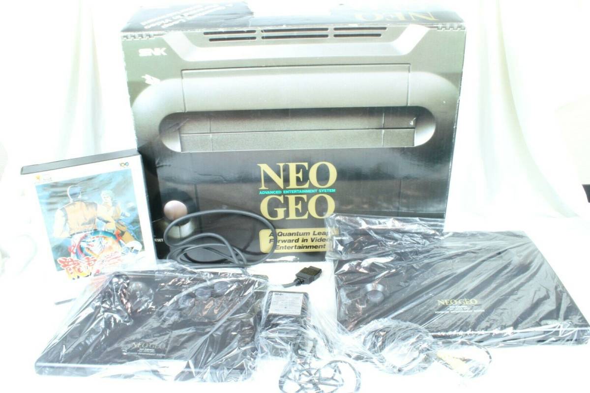 NEO GEO ROM 本体 ソフト付き 箱 動作確認済 ネオジオ ロム SNK 送料