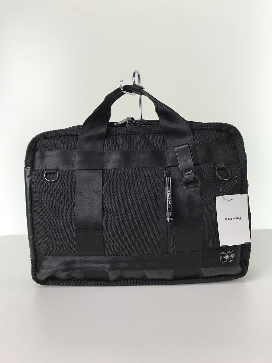 【人気，新品】 PORTER HEAT 3WAY/ブリーフケース/ナイロン/BLK/無地/ヒート(ブリーフケース、書類かばん)｜売買されたオークション情報、yahooの商品情報をアーカイブ公開 - オークファン ブリーフケース、書類かばん