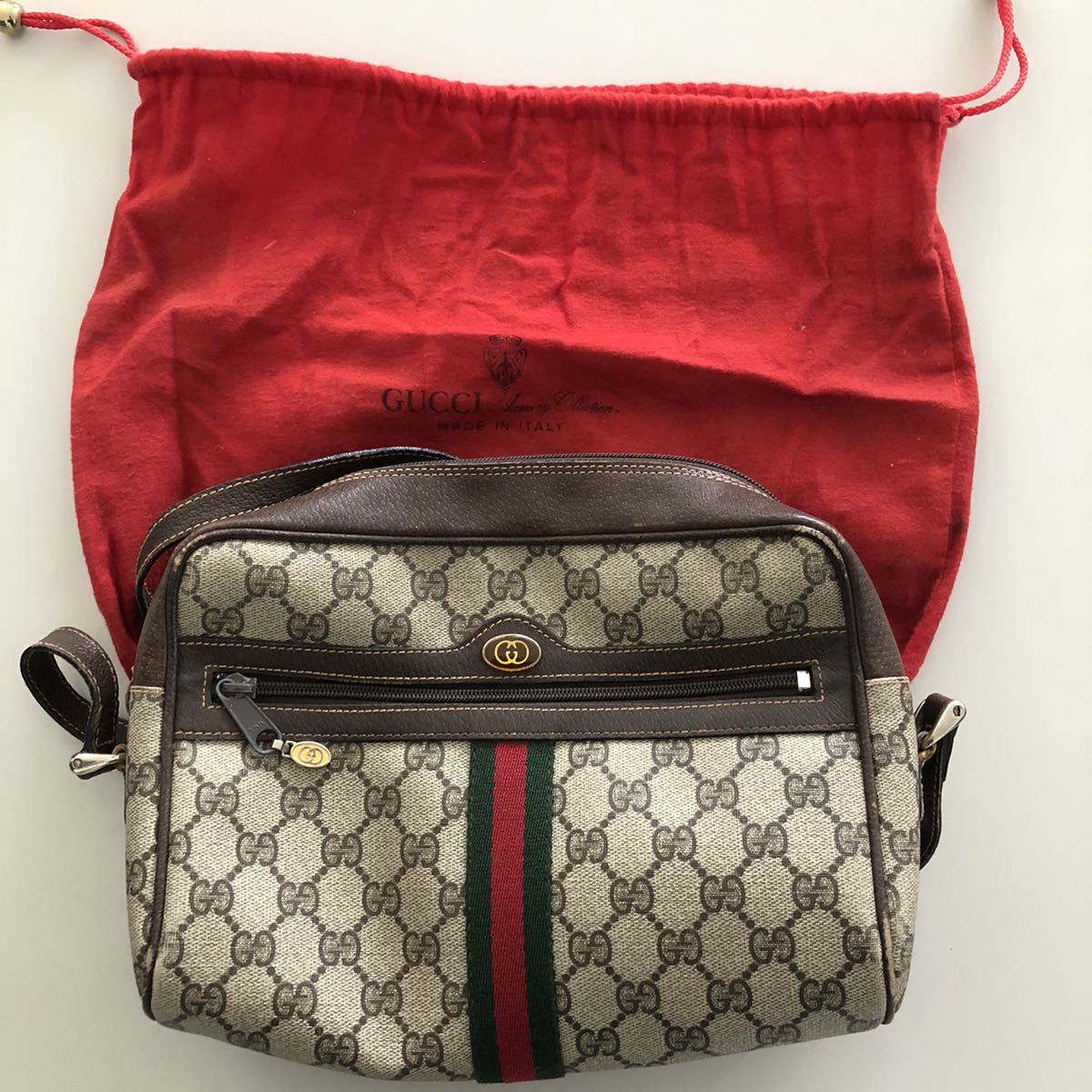 ショルダーバッグ GUCCI グッチ オールドグッチ シェリーライン OLD 