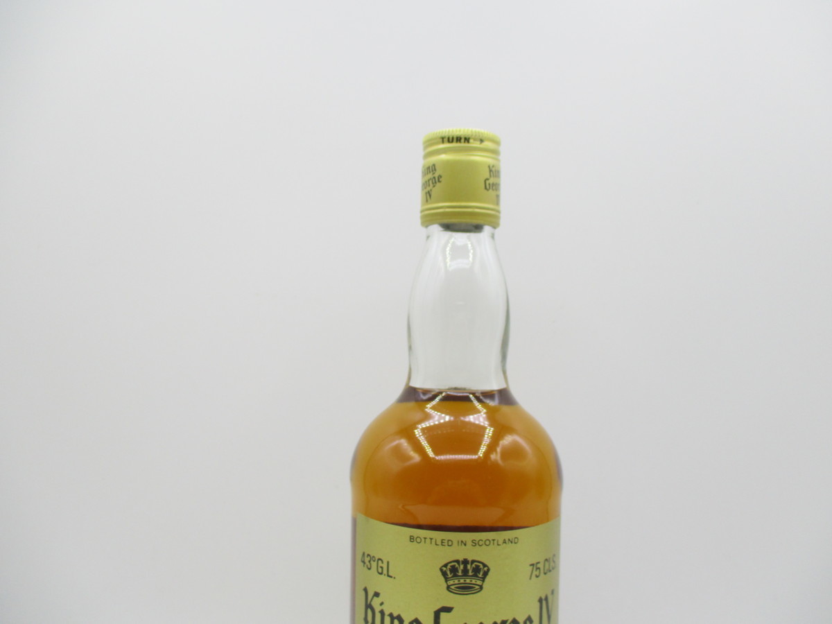 George IV King スコットランド750ml ウイスキー 「キングジョージ4 KING GEORGE 4世 キングジョージ 4世 スコッチ ウイスキー 未開封 古酒 X4797