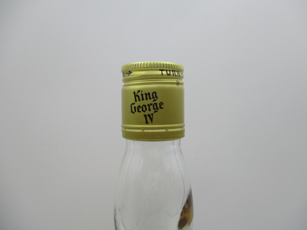 George IV King スコットランド750ml ウイスキー 「キングジョージ4 KING GEORGE 4世 キングジョージ 4世 スコッチ ウイスキー 未開封 古酒 X4797