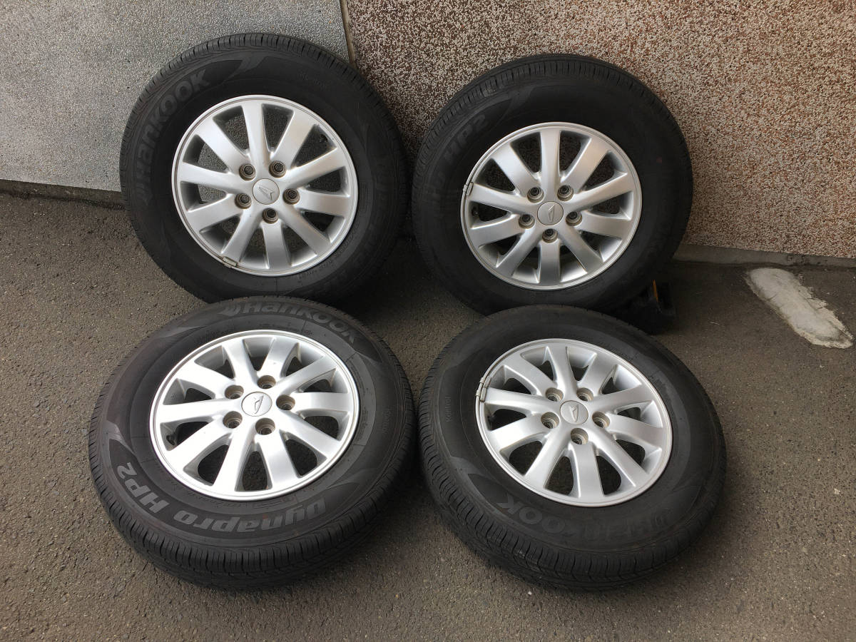 ダイハツ純正 15インチ 夏タイヤセット 175/80R15 PCD114.3 5H 4本 