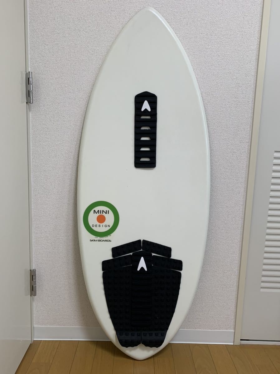 MINI DESIGN スキムボード　128cm 程度良☆【日本製】MINI DESIGN スキムボード 128cm デッキパッド付