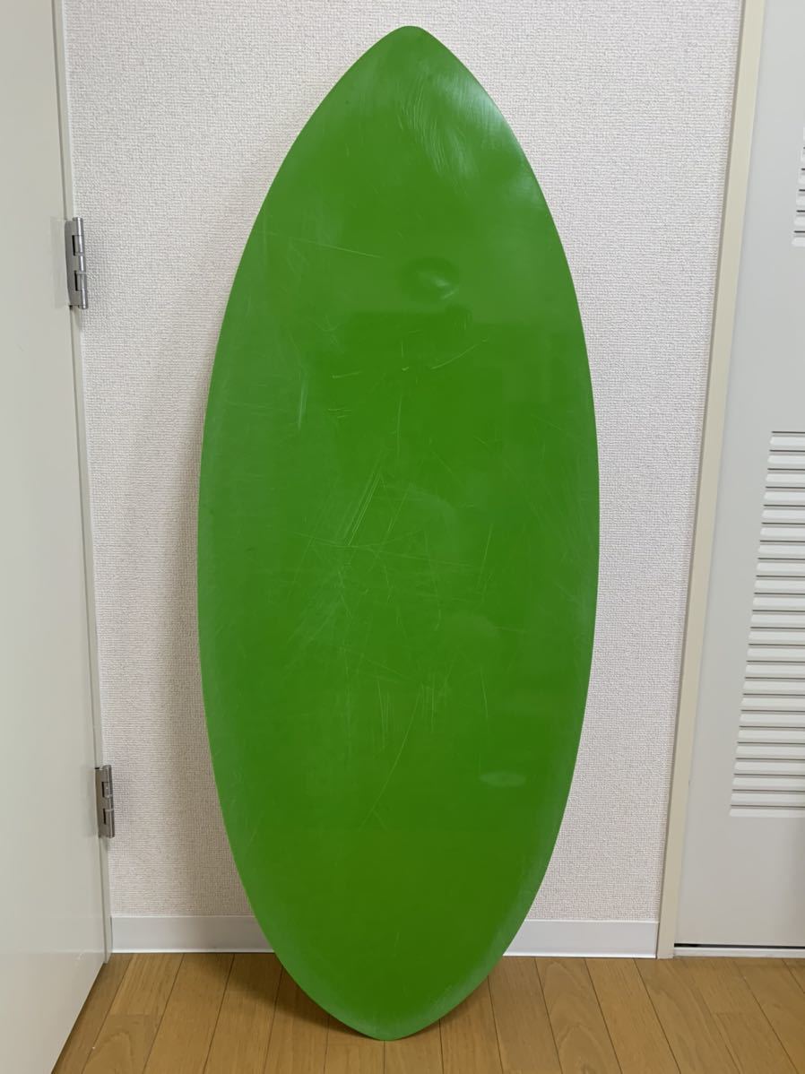 程度良☆【日本製】MINI DESIGN スキムボード 128cm デッキパッド付