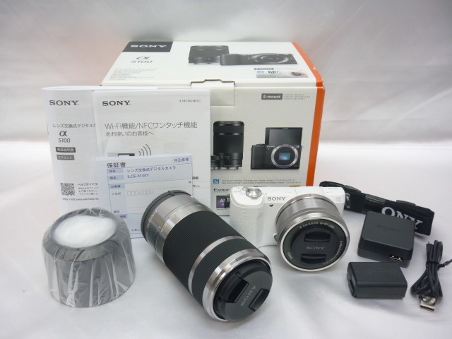 正規品，お買い得 展示品 SONY ソニー 小型 デジタル 一眼 カメラ ILCE-5100Y &alpha;5100 高速AF タッチパネル(ソニー)｜売買されたオークション情報、yahooの商品情報をアーカイブ公開 - オークファン ソニー