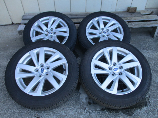 【人気SALE，お買い得】 SUBARU純正 GP系インプレッサ 205/55R16 4本(ラジアルタイヤ)｜売買されたオークション情報、yahooの商品情報をアーカイブ公開 - オークファン 5穴