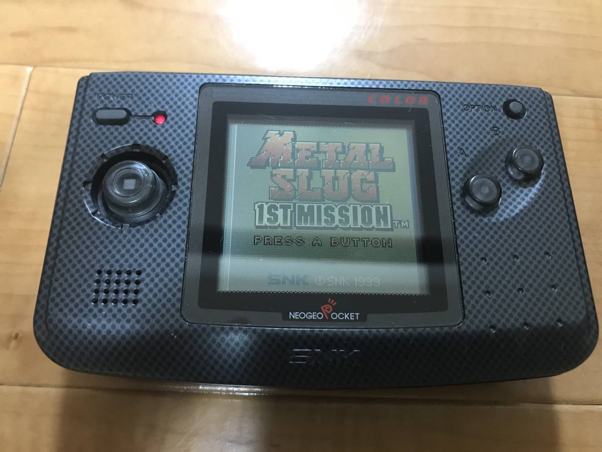 動作確認済 【※※※】ネオジオポケットカラー本体カーボンブラッ 