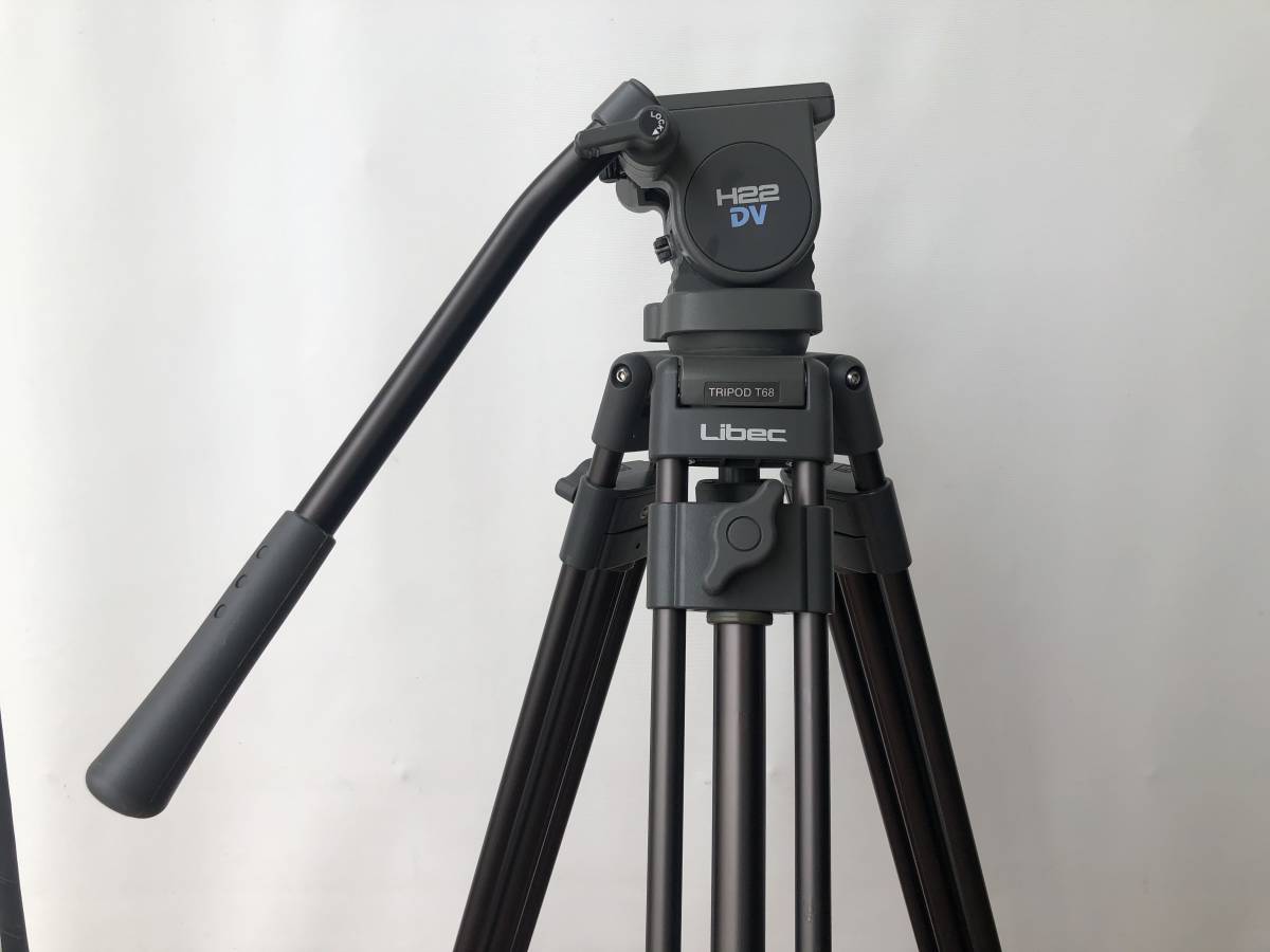 Libec/リーベック ビデオ三脚 TRIPOD T68+H22DV | GESOMONT.COM