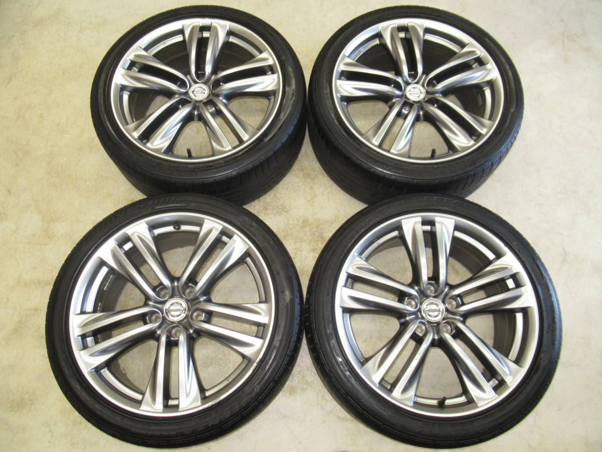 日産V37スカイライン 純正ホイール19インチ 4本セット 245/40/R19 19 