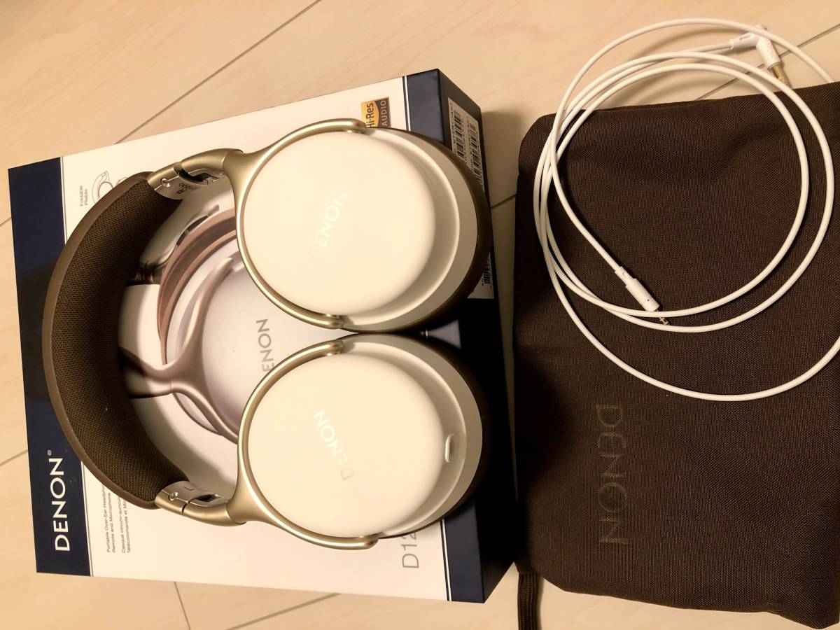 DENON AH-D1200 デノン ヘッドホン ホワイト ハイレゾ対応 白 AH-D1200