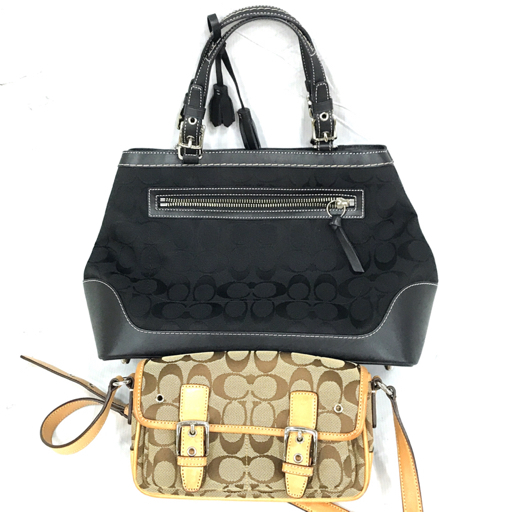 コーチ シグネチャー 6844 ショルダーバッグ ベージュ COACH 含む 他 