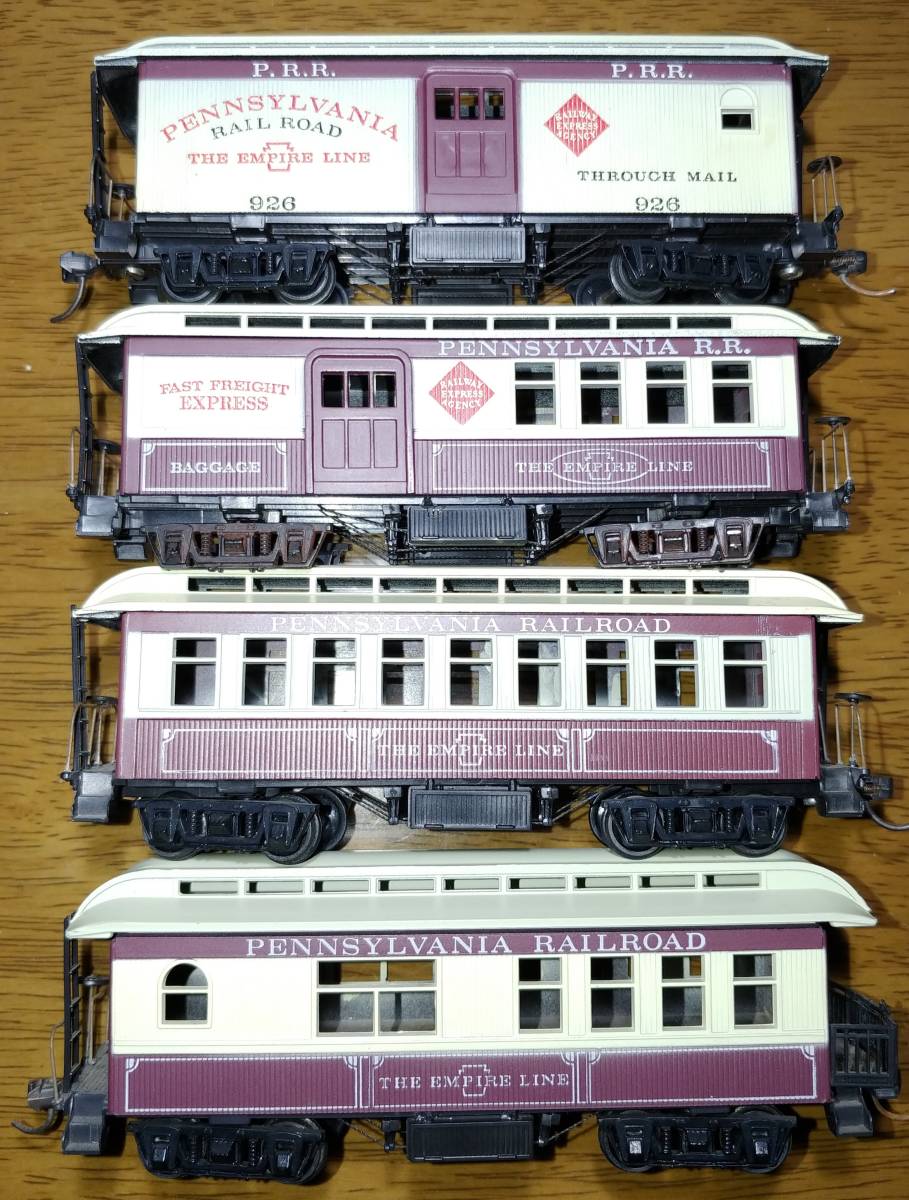 ROUNDHOUSE HOゲージ貨車セット 4両 HO Baggage Roundhouse - D&RGW Scale & Car Brass Denver Rio