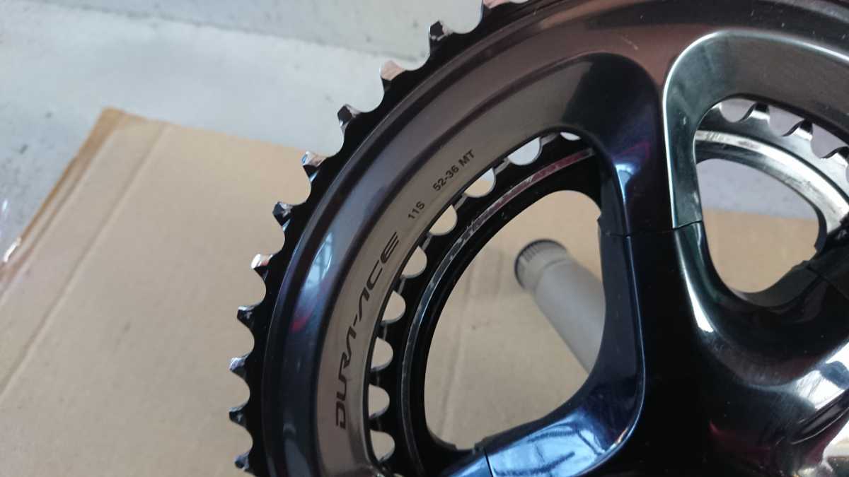 Shimano - DURA-ACE Ace FC-R9100 172.5mm Dura Dura-Ace Crankset SHIMANO FC-R9200 52-36T FC-9100 170mm クランクセット 56⁄44T.